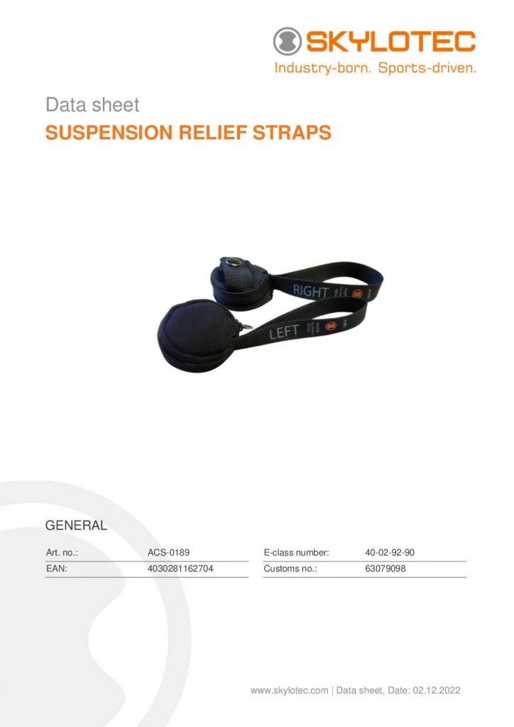Skylotec Suspension Relief Straps ACS0189 Boost Safety & Workwear